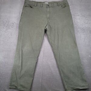 Carhartt‎ Mens Relaxed Fit Canvas Work Pants Green Size 44x31